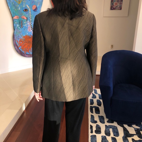 Georgio Armani Collezioni size 8 silk blazer - Picture 14 of 16